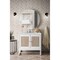 James Martin Vanities Athens 36in Single Vanity, Glossy White w/ 3 CM Eternal Jasmine Pearl Quartz Top E645-V36-GW-3EJP - alternate 2
